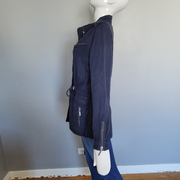 Max Jeans Utility Jacket in Navy, BNWT, Size M - Picture 7 of 9